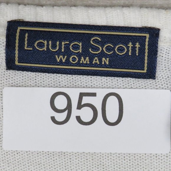 Laura Scott* Women's Long Sleeve Crew Neck Straight Hem Embroider Sweater~20/22W - Picture 11 of 16